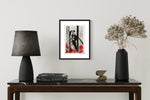 Load image into Gallery viewer, Charcoal drawing, framed
